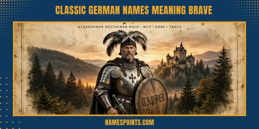 Classic German Names Meaning Brave