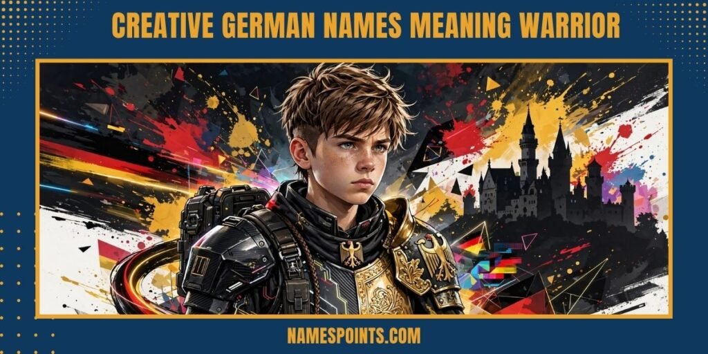 Creative German Names Meaning Warrior