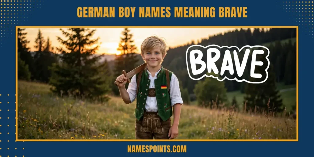 German Boy Names Meaning Brave