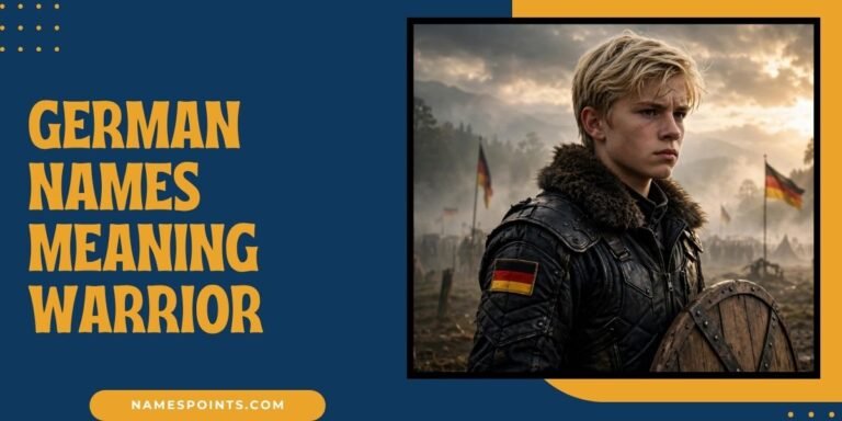 German Names Meaning Warrior