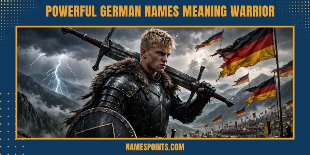 Powerful German Names Meaning Warrior