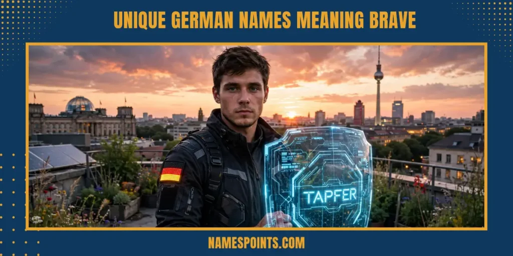 Unique German Names Meaning Brave