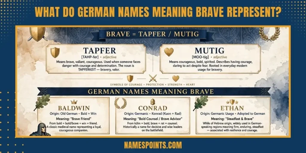 What Do German Names Meaning Brave Represent